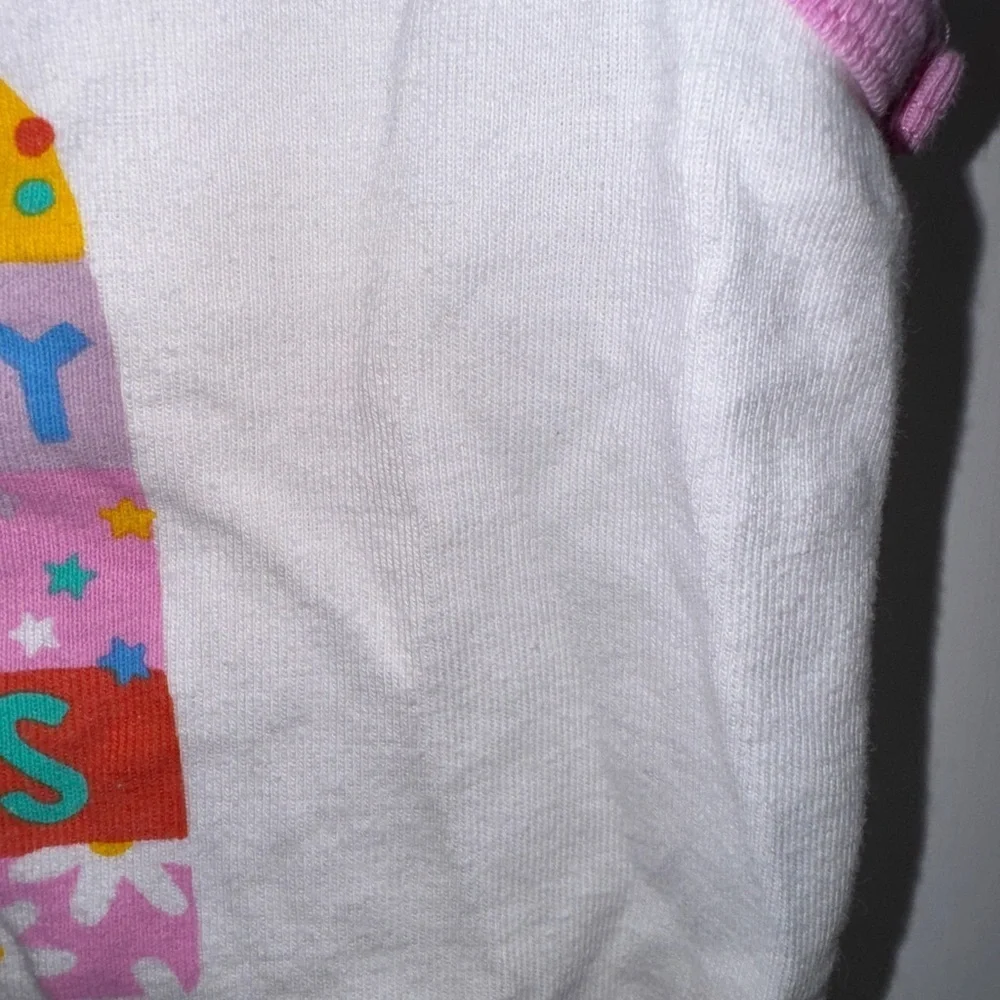 PJ Place 3T White and Pink Love My Pops Pajama Top Camisole Ice Cream Graphic